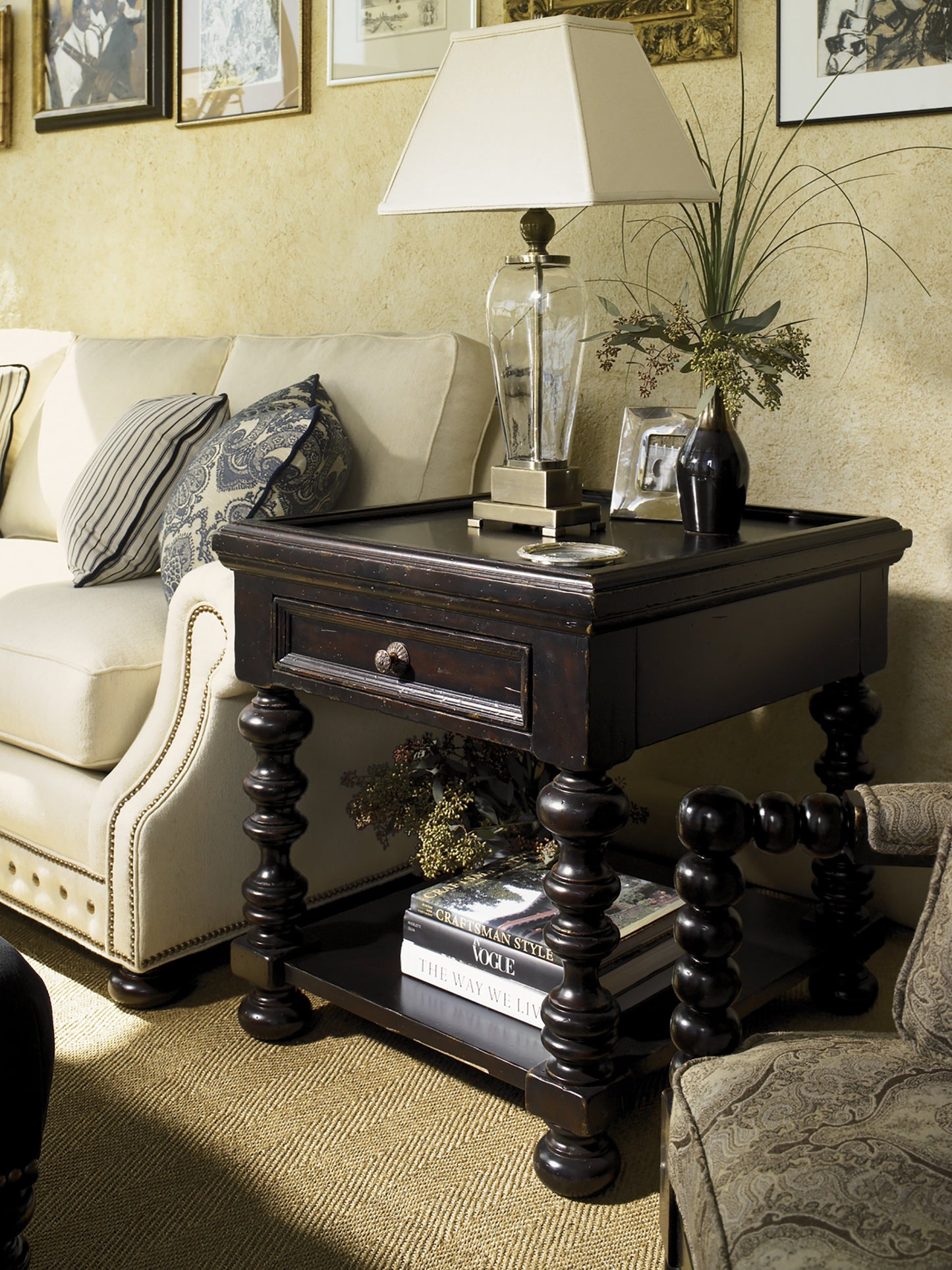 Kingstown Explorer End Table By Tommy Bahama