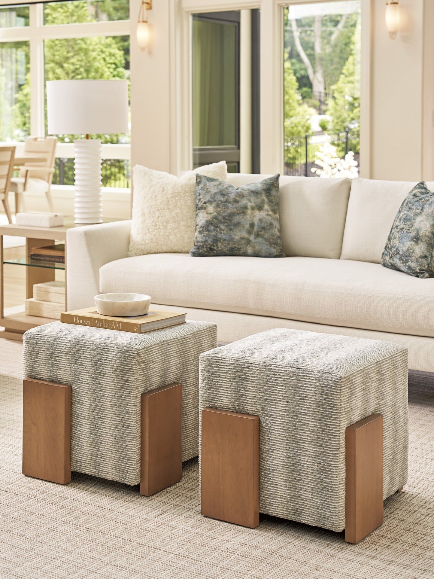 Sunet Key Hamden Ottoman By Tommy Bahama