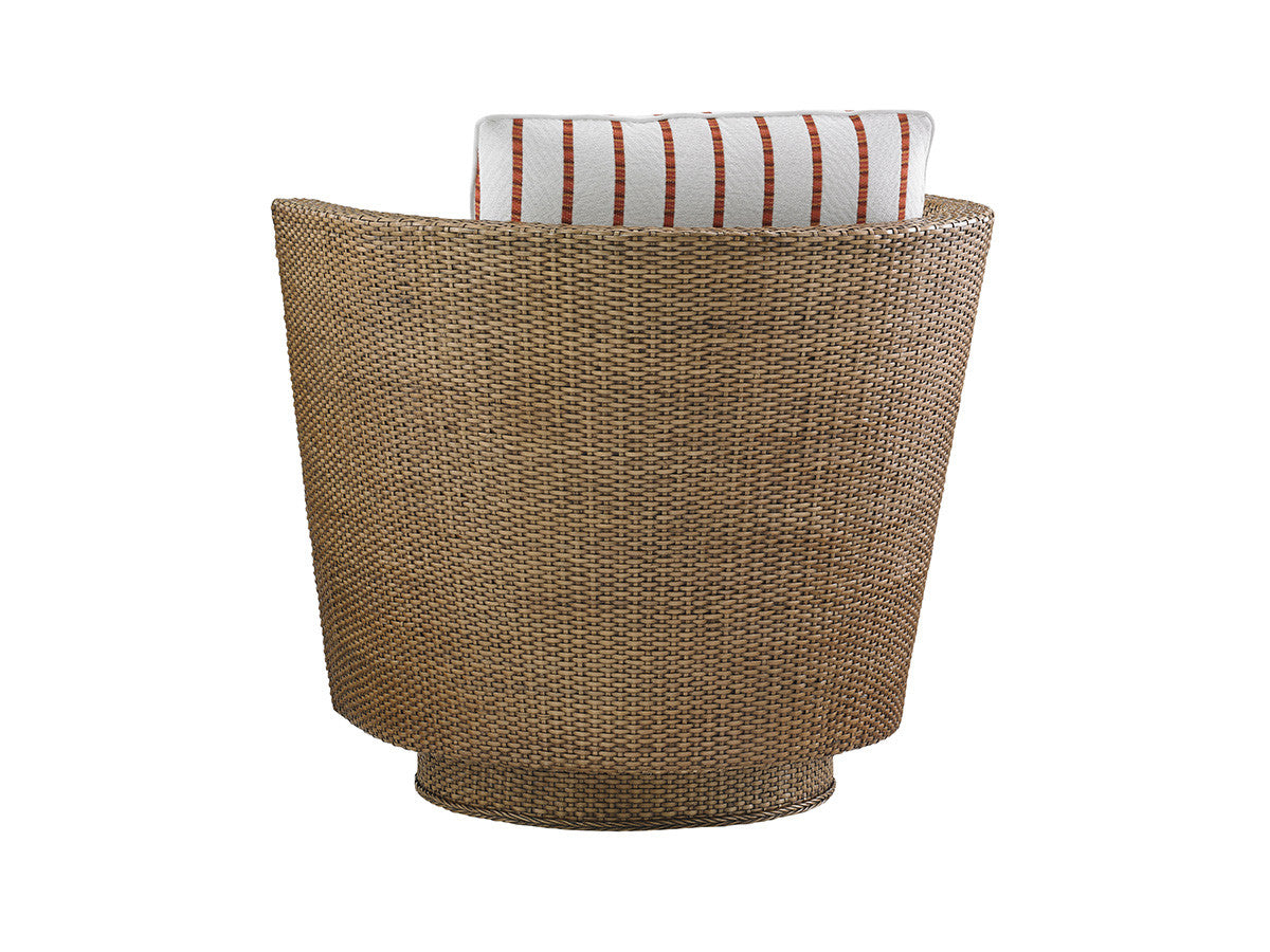 Twin Palms Tarpon Cay Swivel Chair By Tommy Bahama