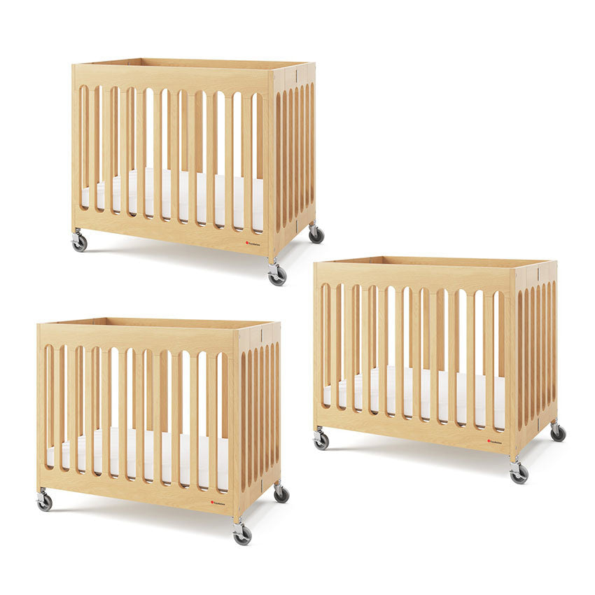 Boutique Compact Folding Wood Crib