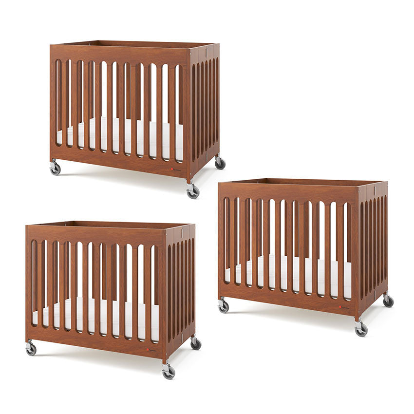 Boutique Compact Folding Wood Crib