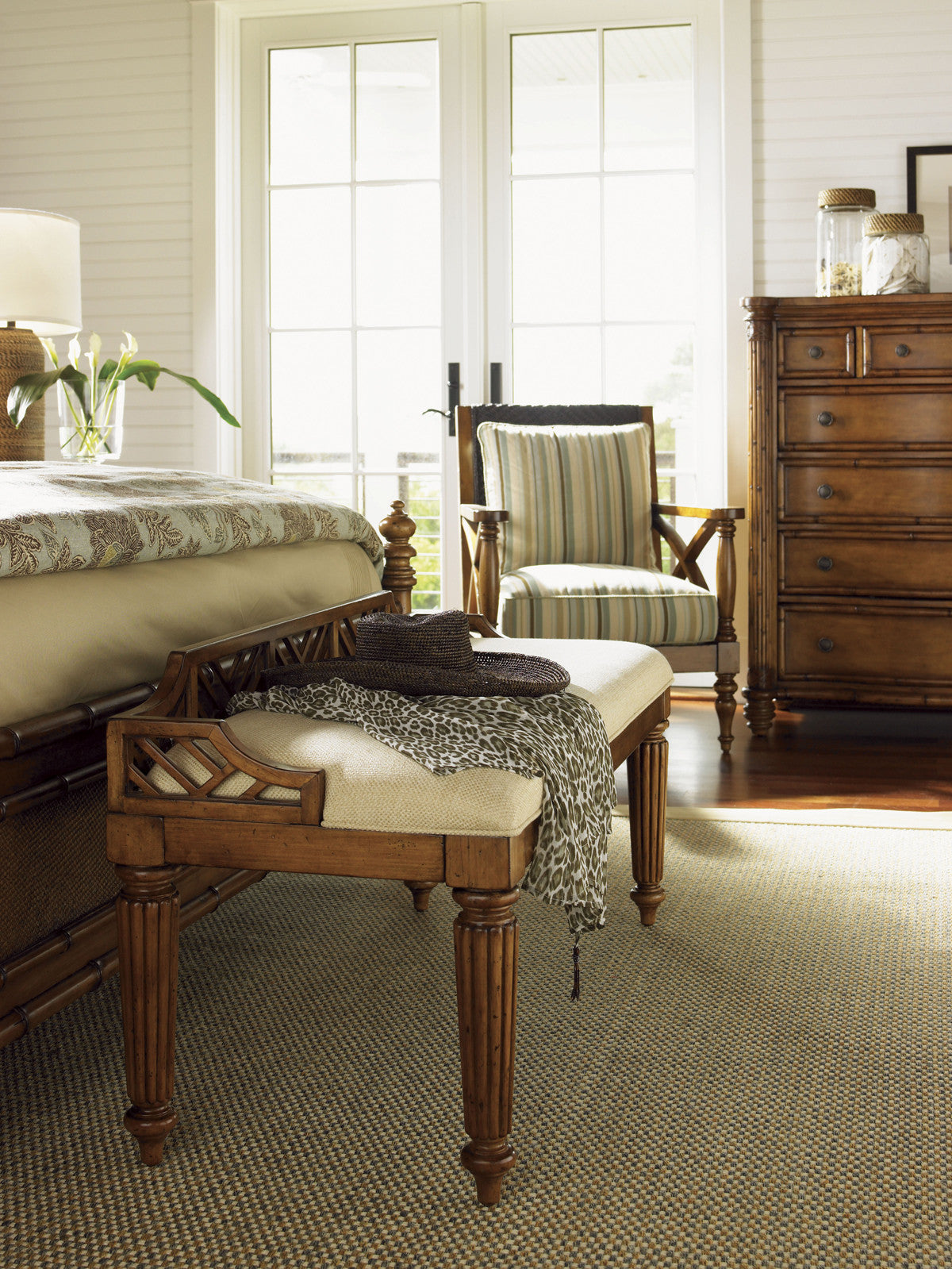 Island Estate Macadamia Bed Bench