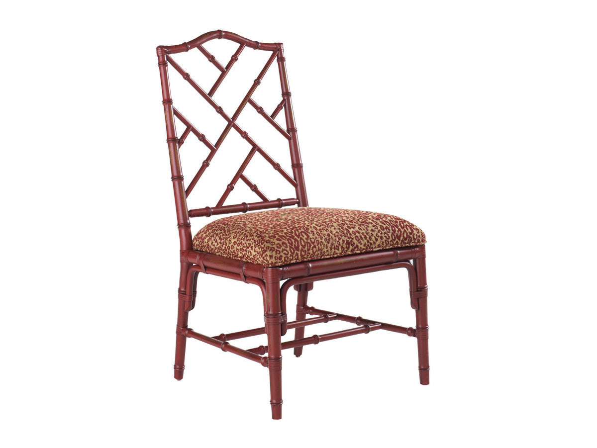 Island Estate Ceylon Bamboo/Sangria Side Chair