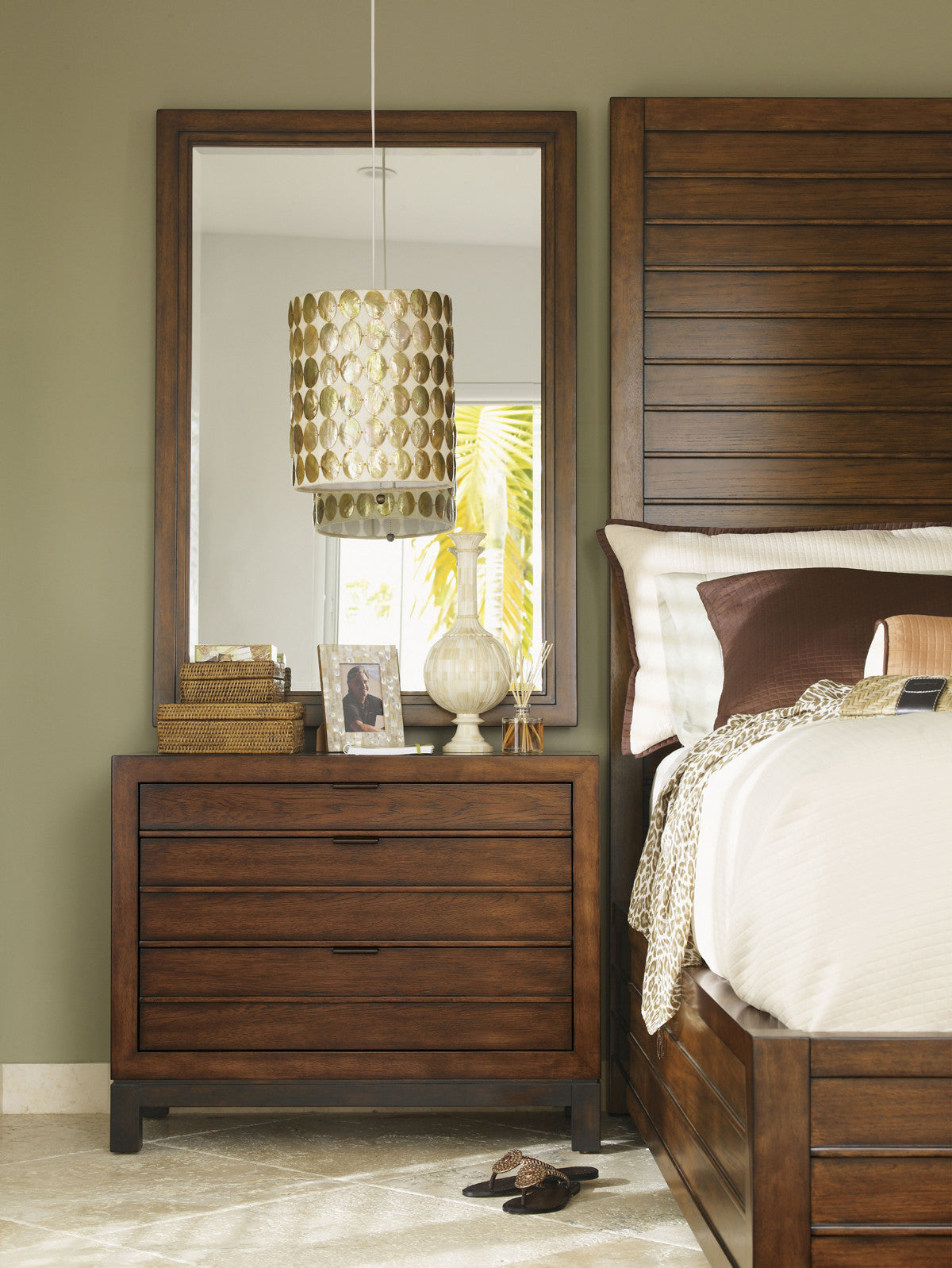 Ocean Club Palm Isle Mirror By Tommy Bahama