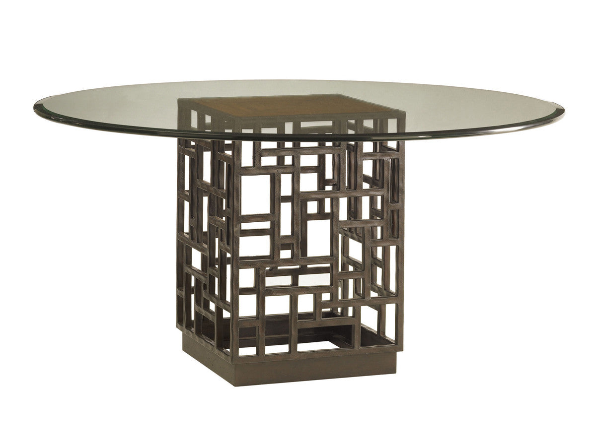 South Sea Dining Table With Glass Top