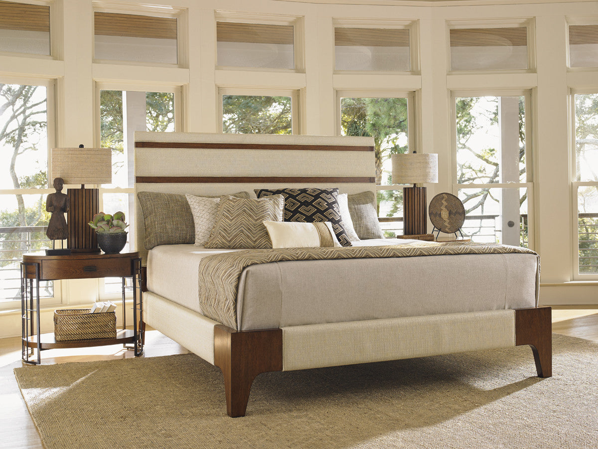 Island Fusion Mandarin Upholstered Panel Bed