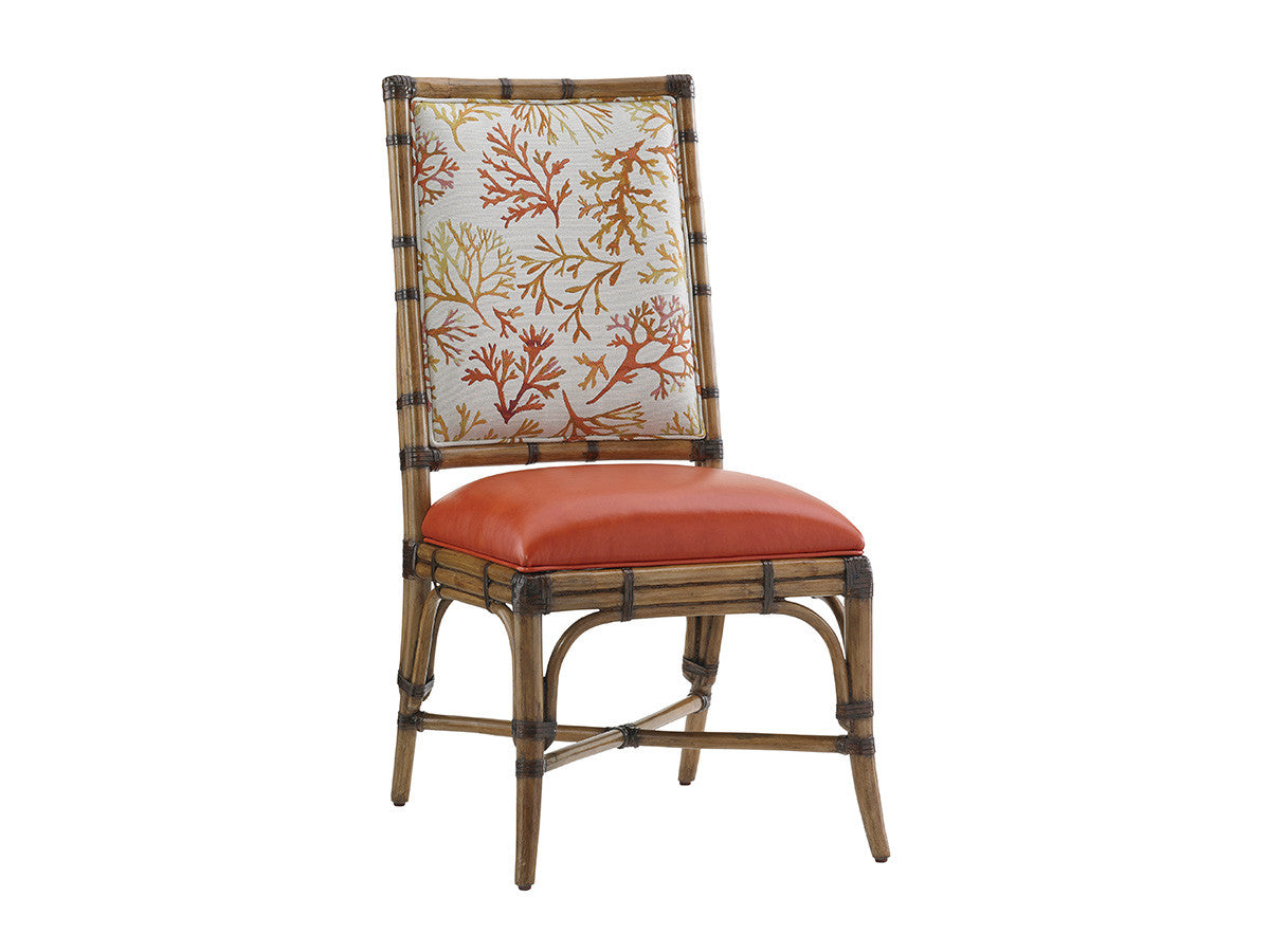 Twin Palms Summer Isle Upholstered Side Chair By Tommy Bahama