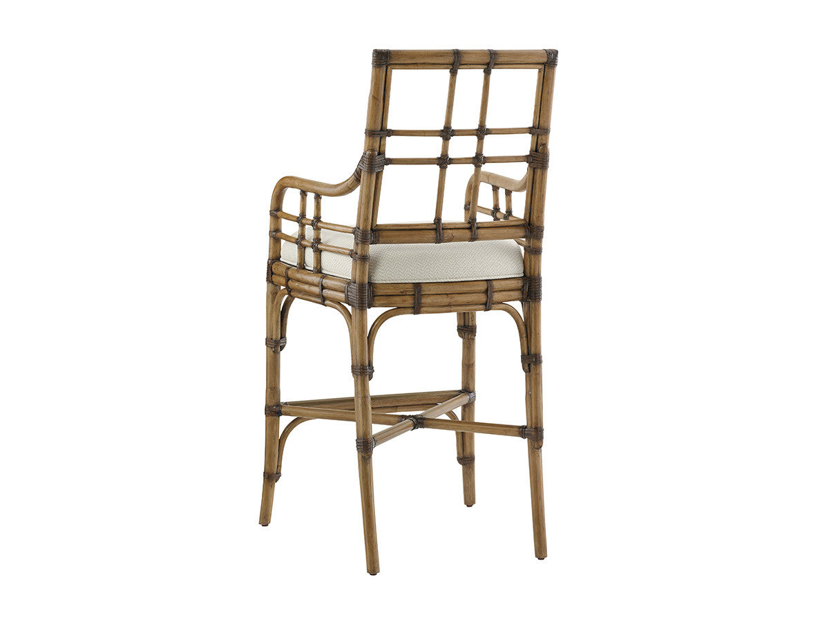 Twin Palms Lands End Bar Stool By Tommy Bahama