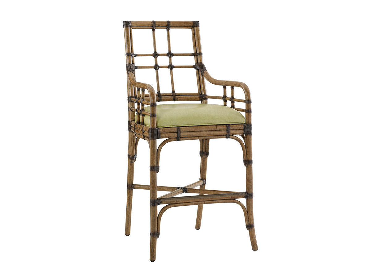 Twin Palms Lands End Bar Stool By Tommy Bahama
