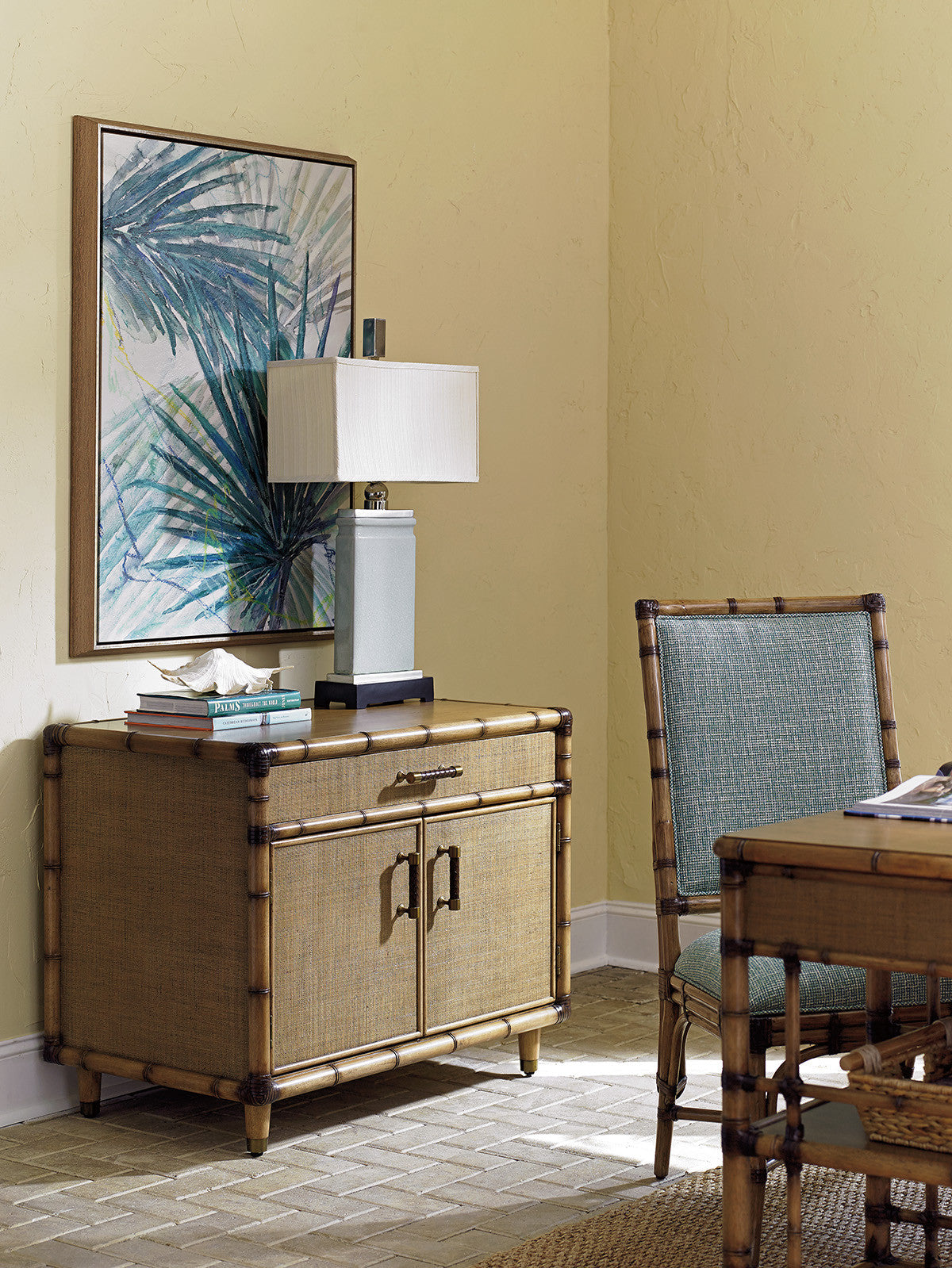 Twin Palms Larimar Storage Chest By Tommy Bahama