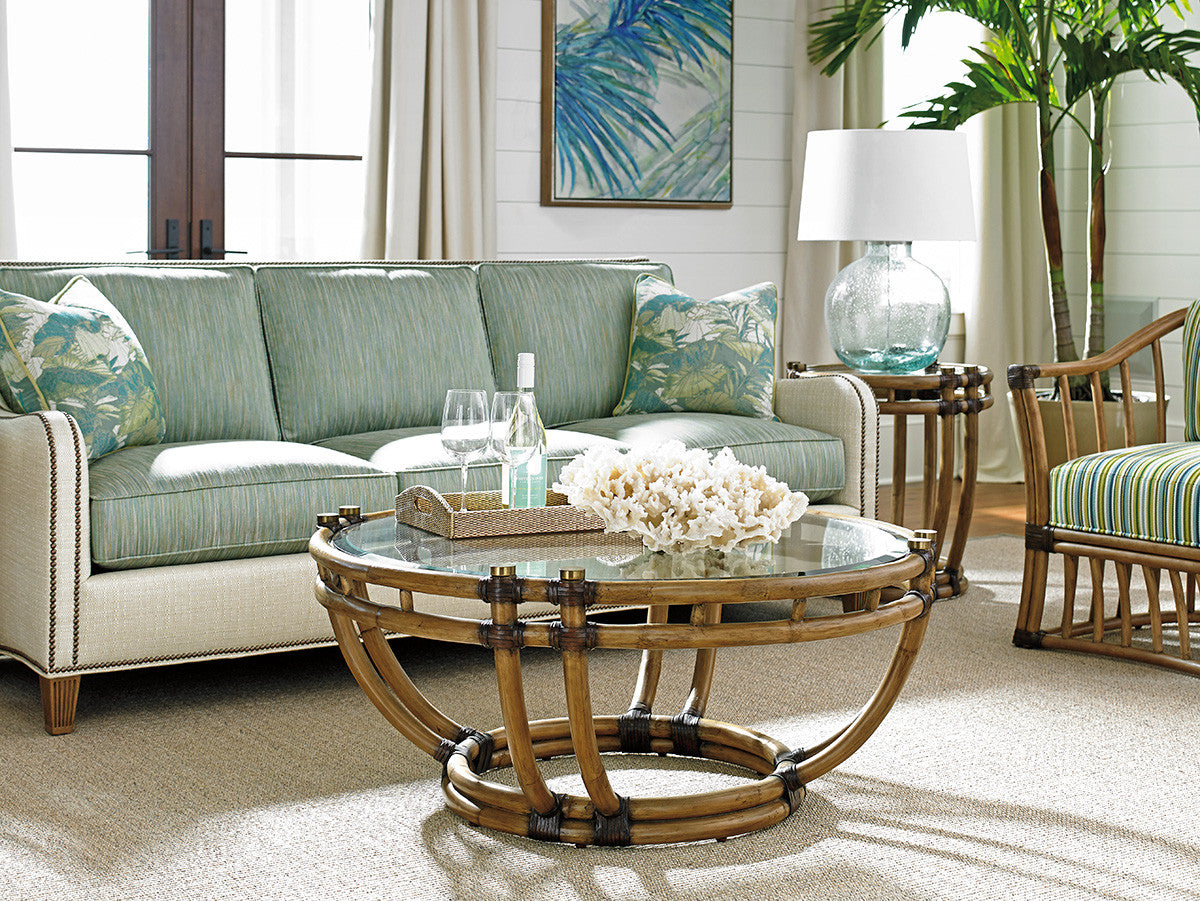 Twin Palms Turtle Beach Cocktail Table By Tommy Bahama