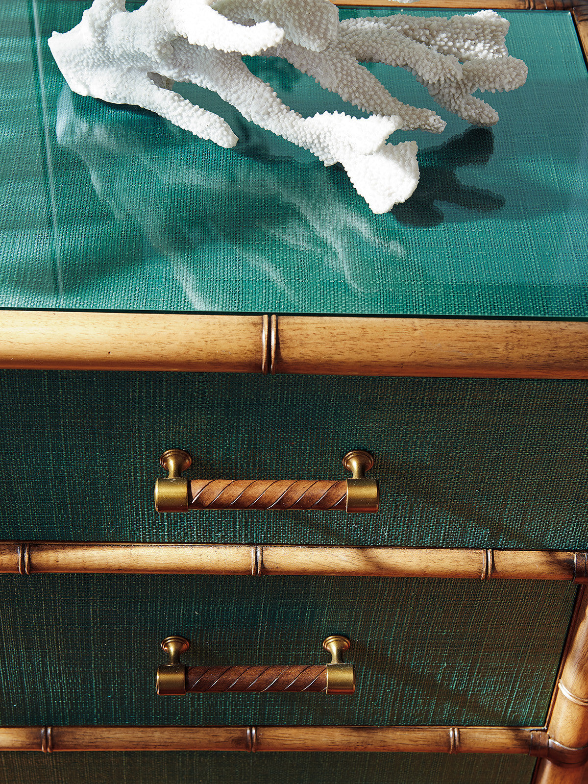Twin Palms Pacific Teal Chest By Tommy Bahama
