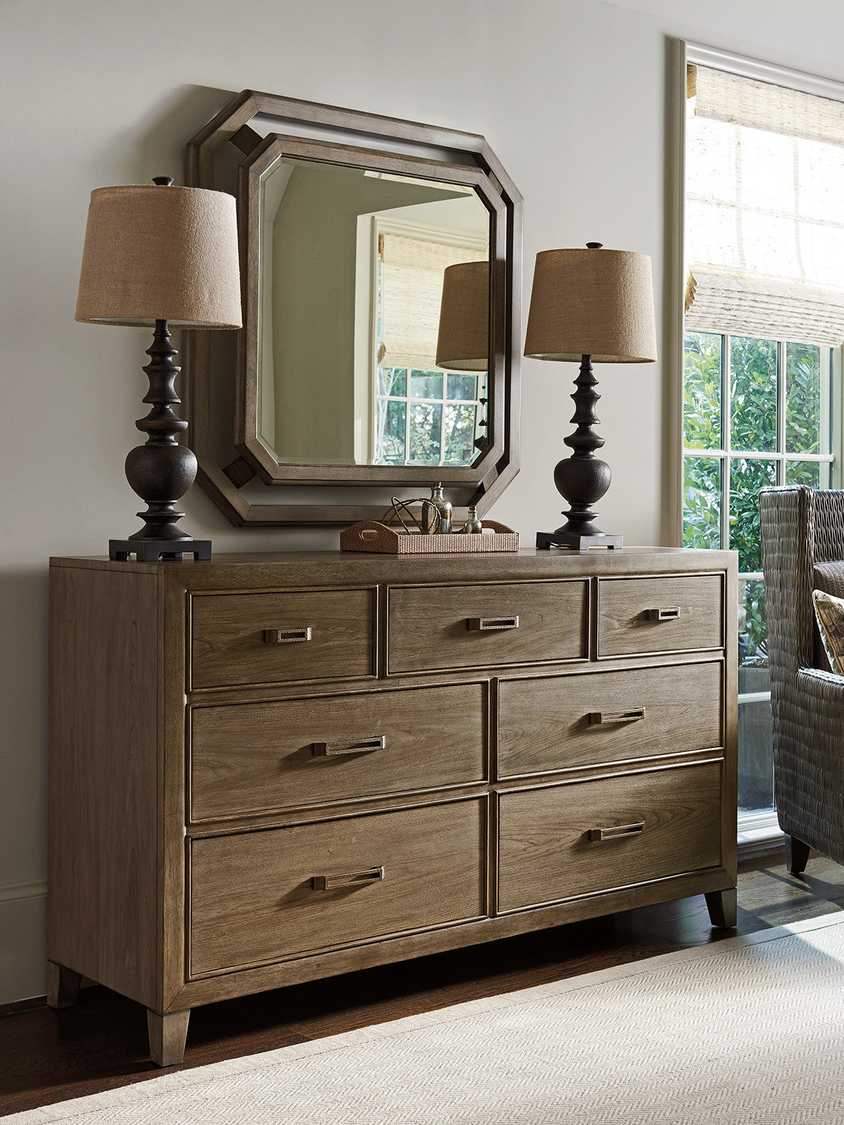 Cypress Point Lockeport Triple Dresser