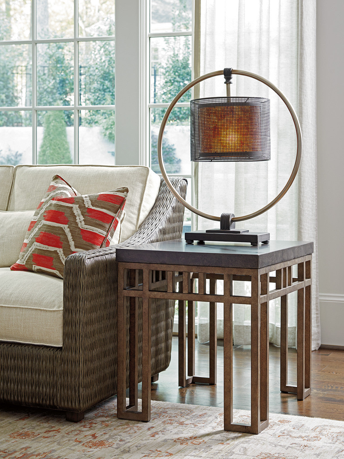 Cypress Point Montera Travertine End Table