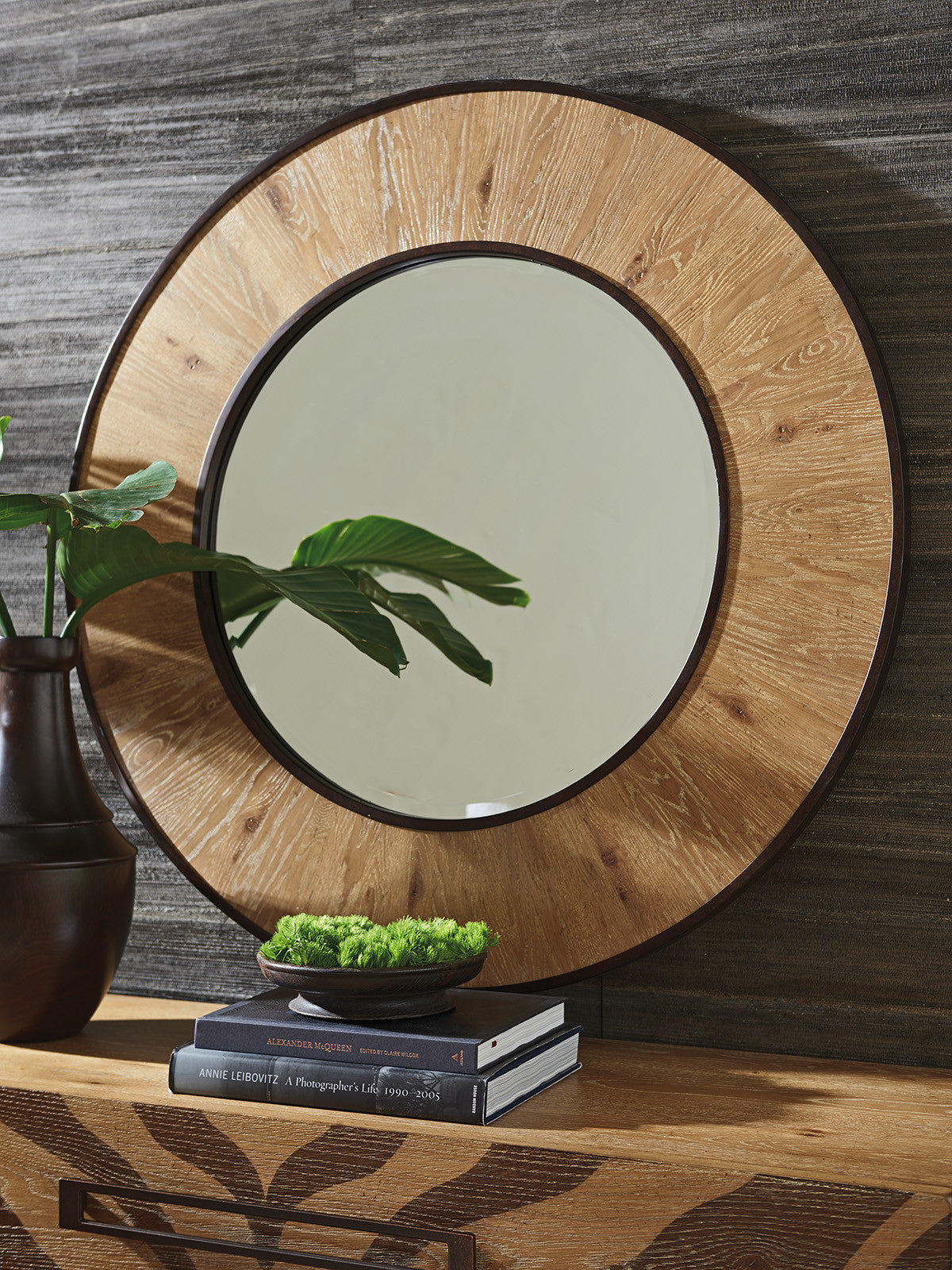 Los Altos Carins Round Mirror By Tommy Bahama