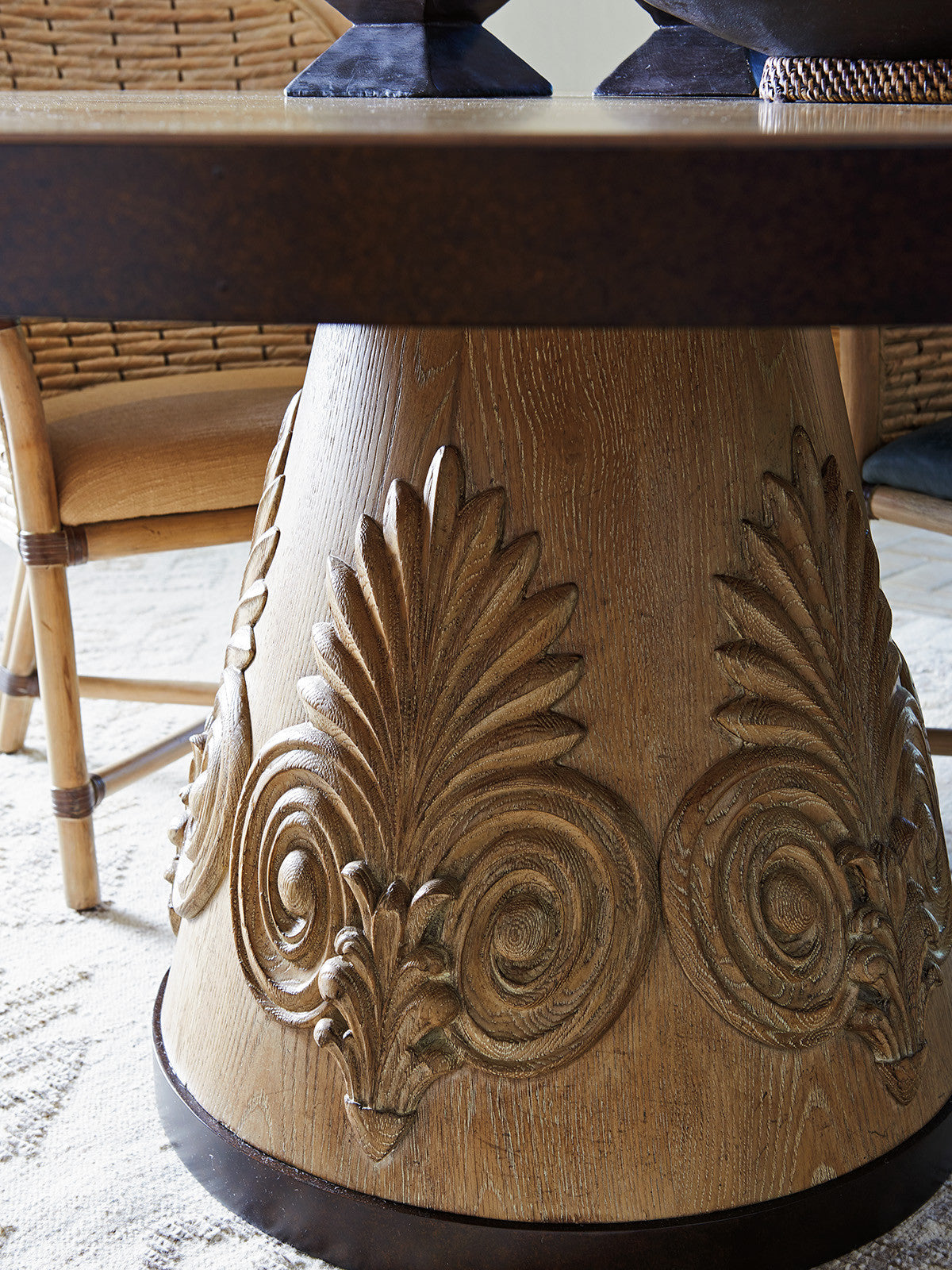 Los Altos Weston Round Dining Table By Tommy Bahama