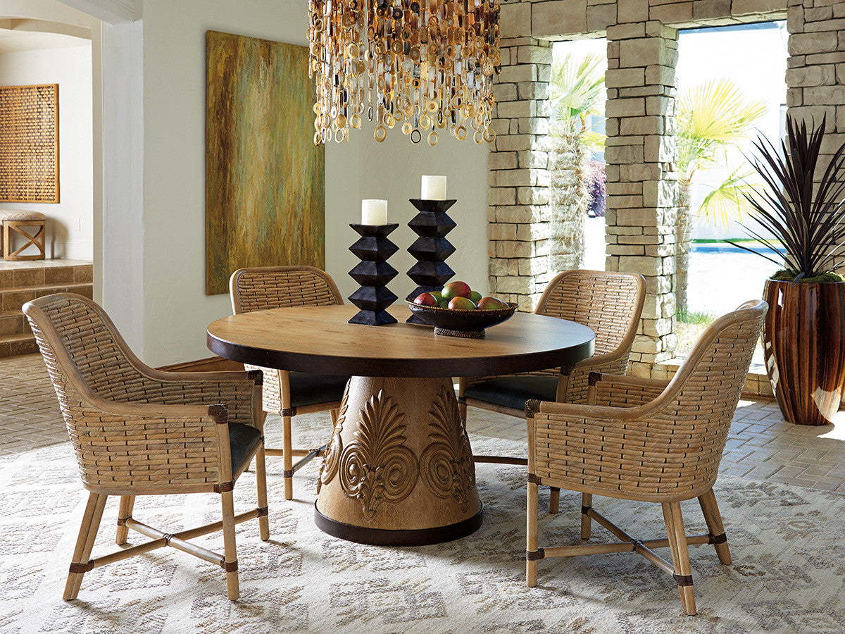 Los Altos Weston Round Dining Table By Tommy Bahama