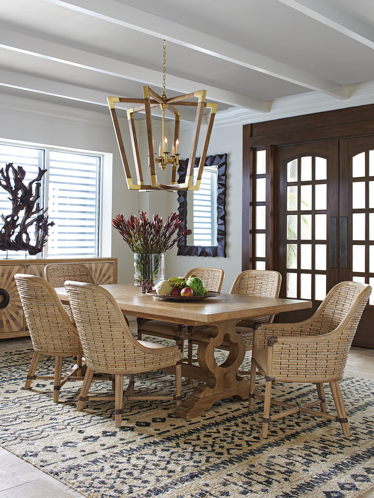 Los Altos Keeling Woven Side Chair