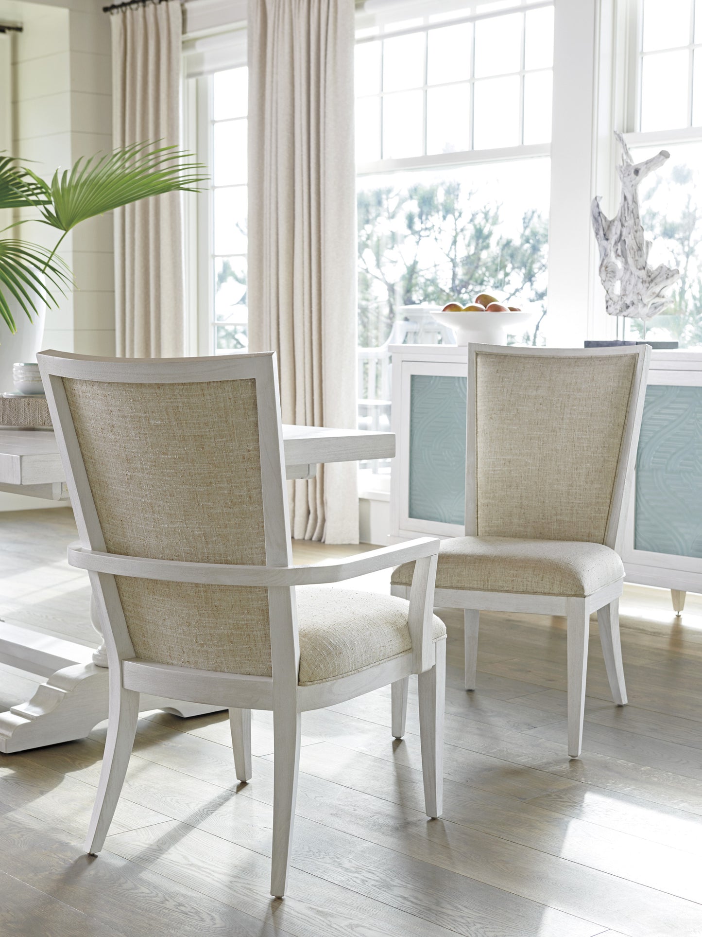 Ocean Breeze Sea Winds Upholstered Side Chair