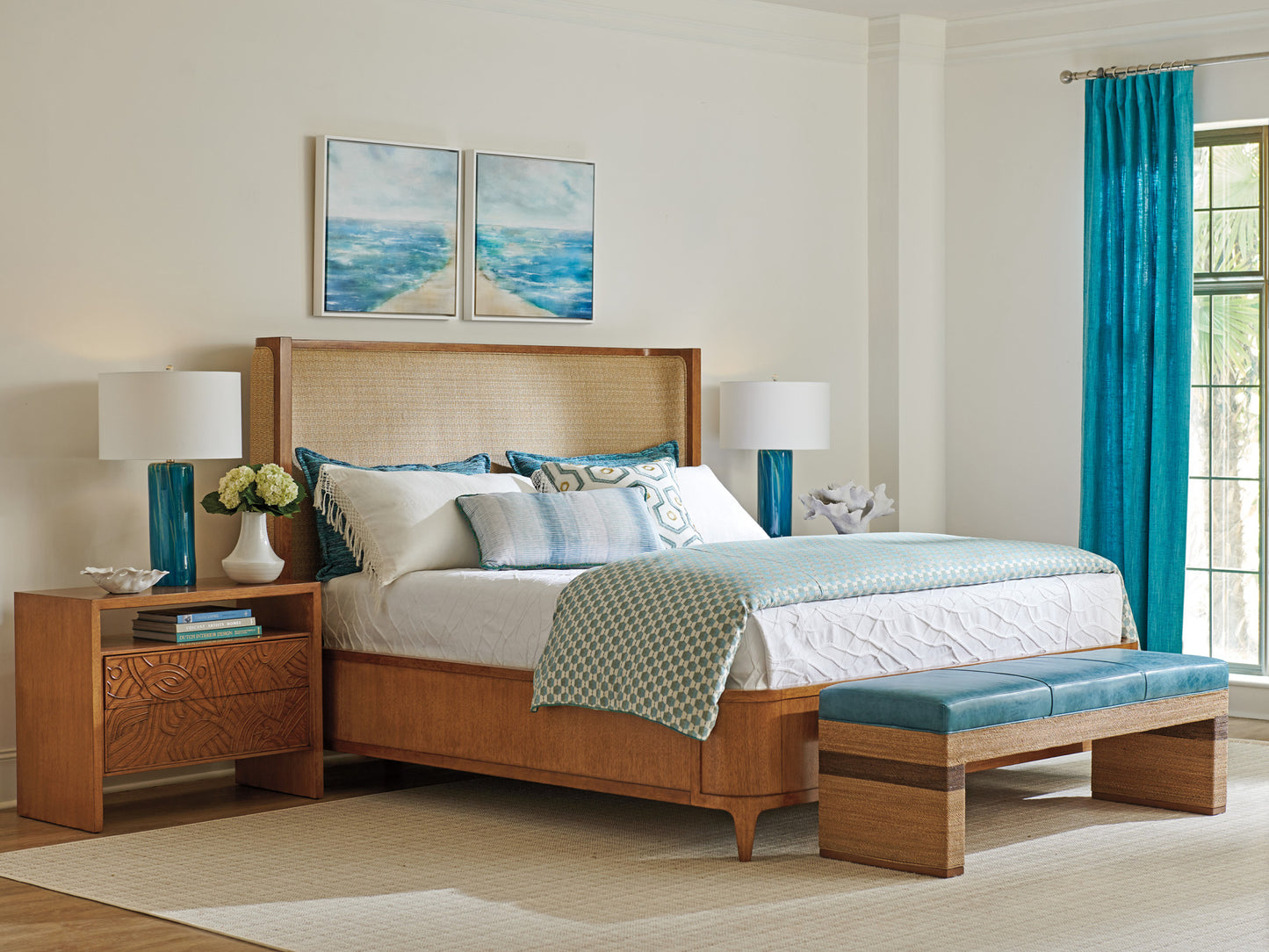 Palm Desert Villa Park Upholstered Bed
