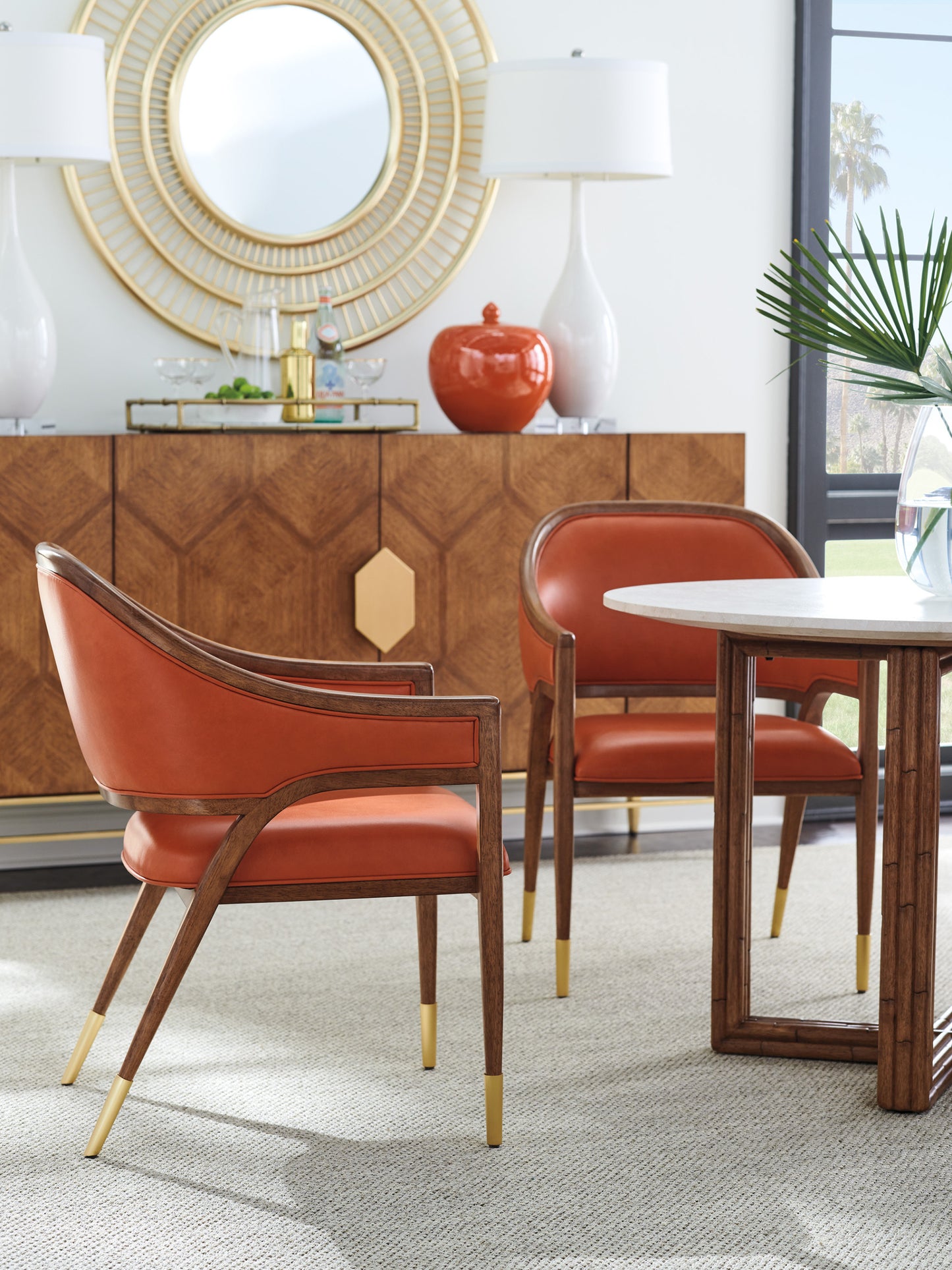 Palm Desert Ambrose Round Mirror