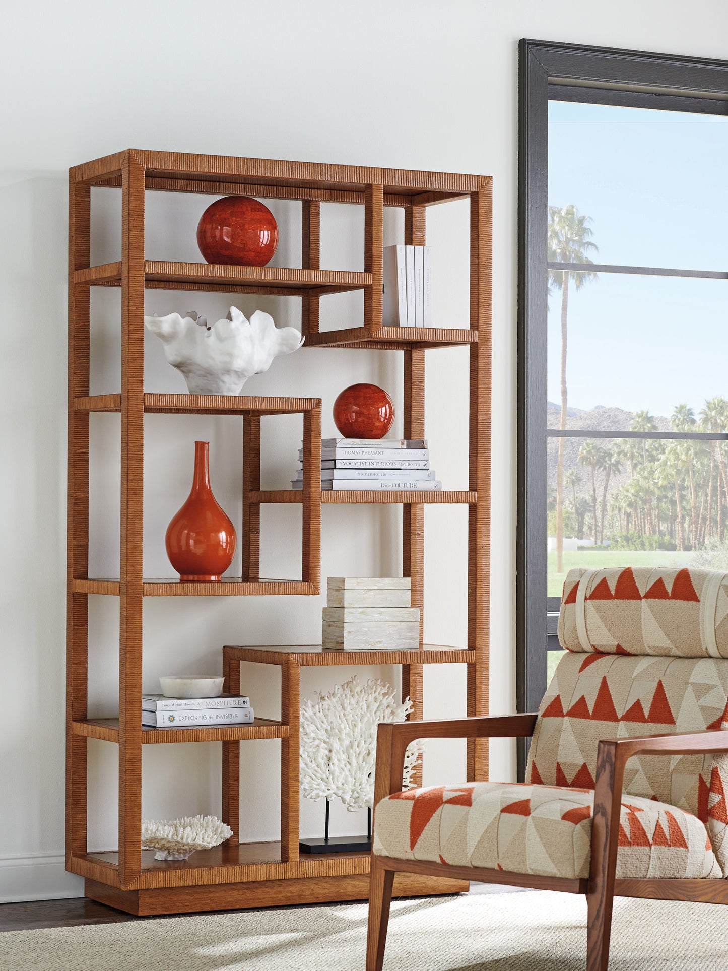 Palm Desert Bryce Raffia Etagere
