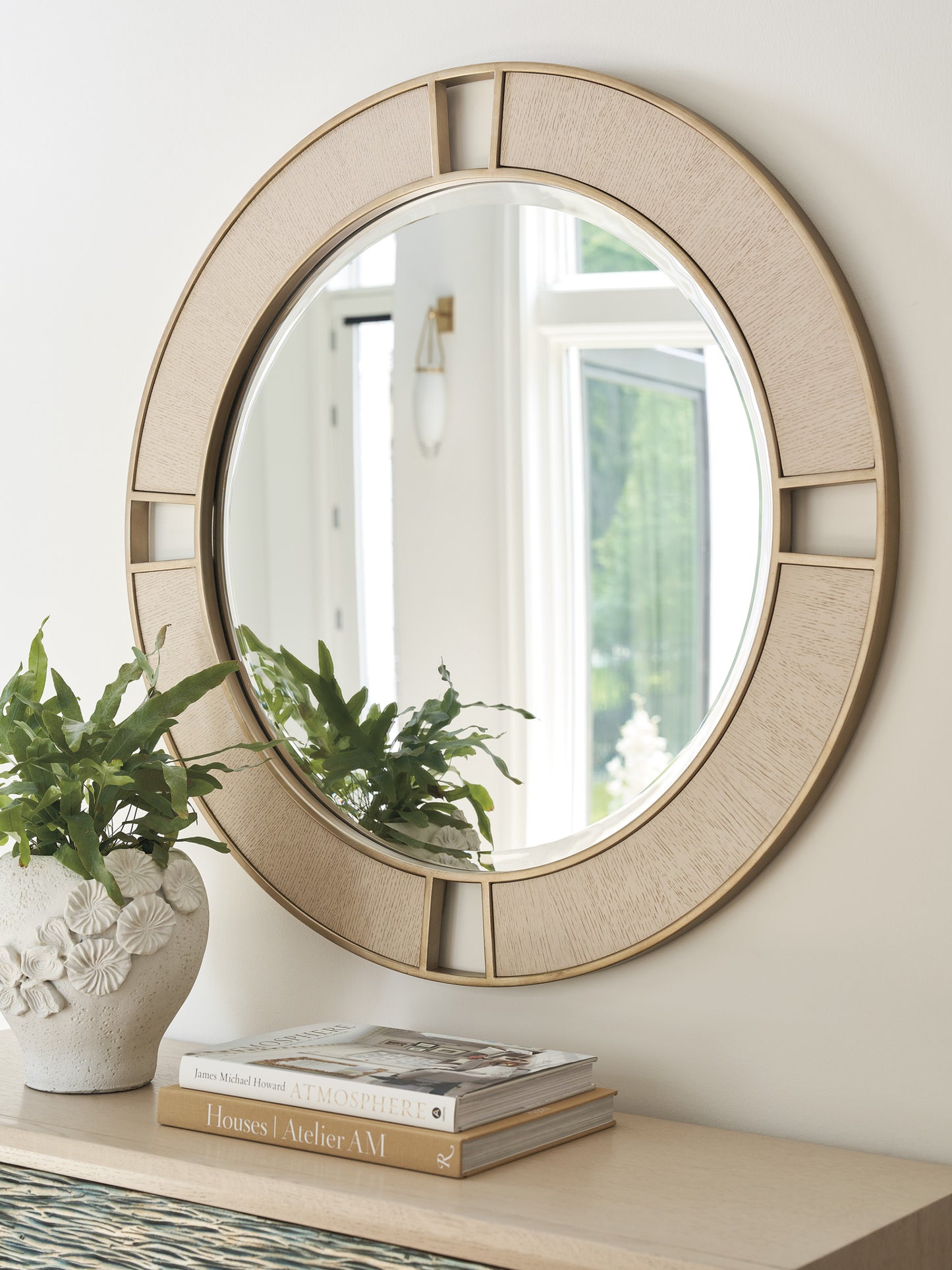 Sunet Key Nina Round Mirror By Tommy Bahama