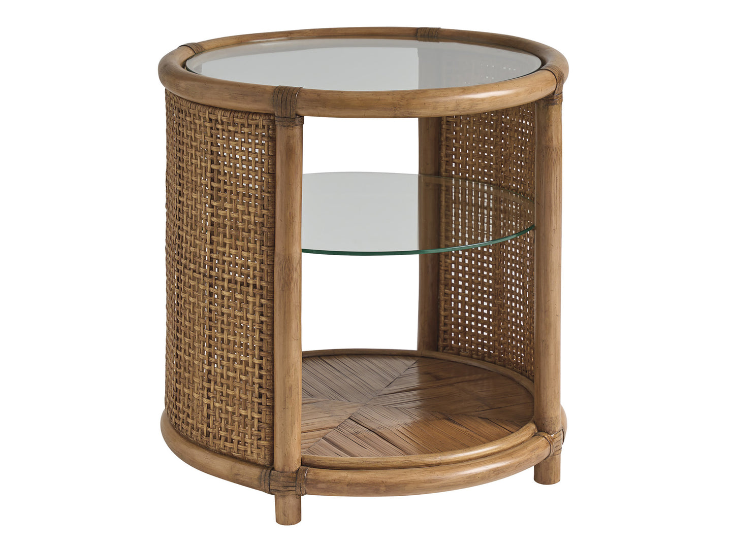 Key Biscayne Tortuga Round End Table