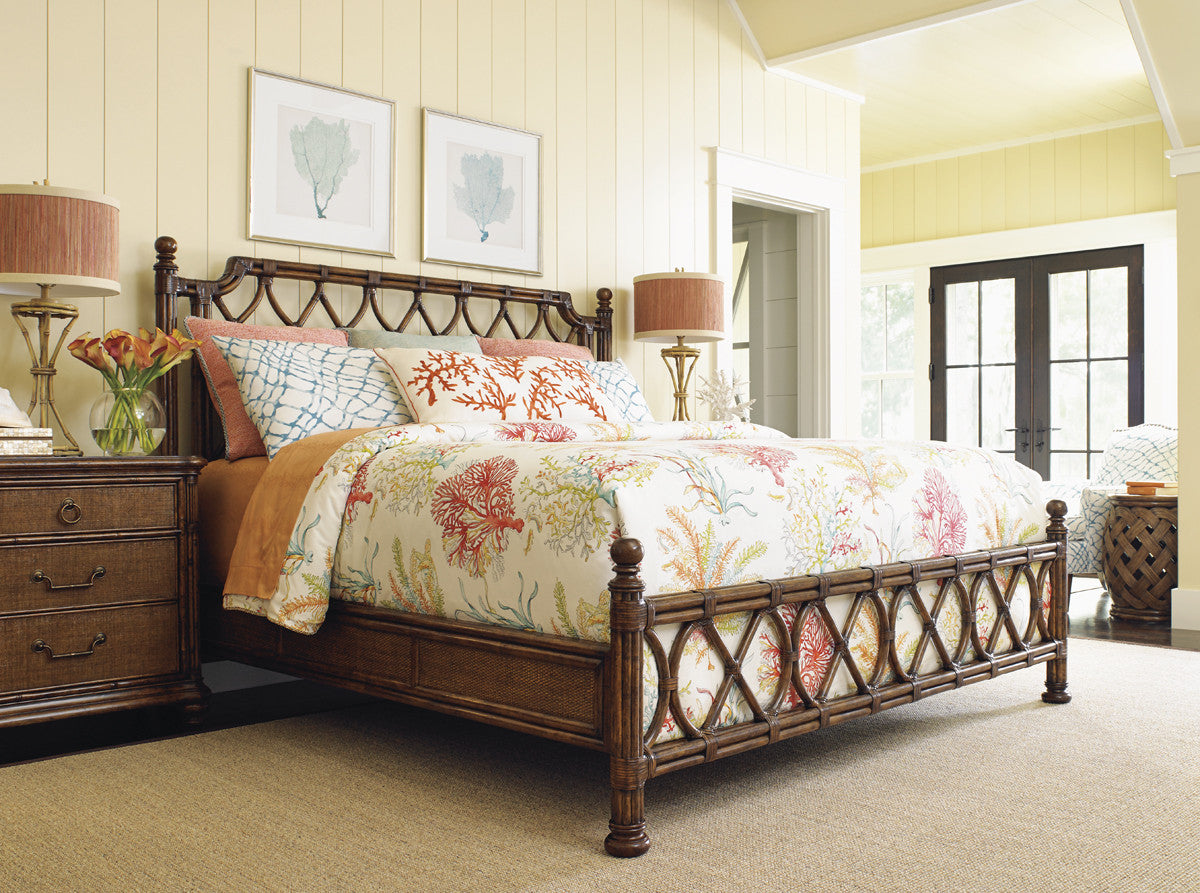 BALI HAI Island Breeze Rattan Bed
