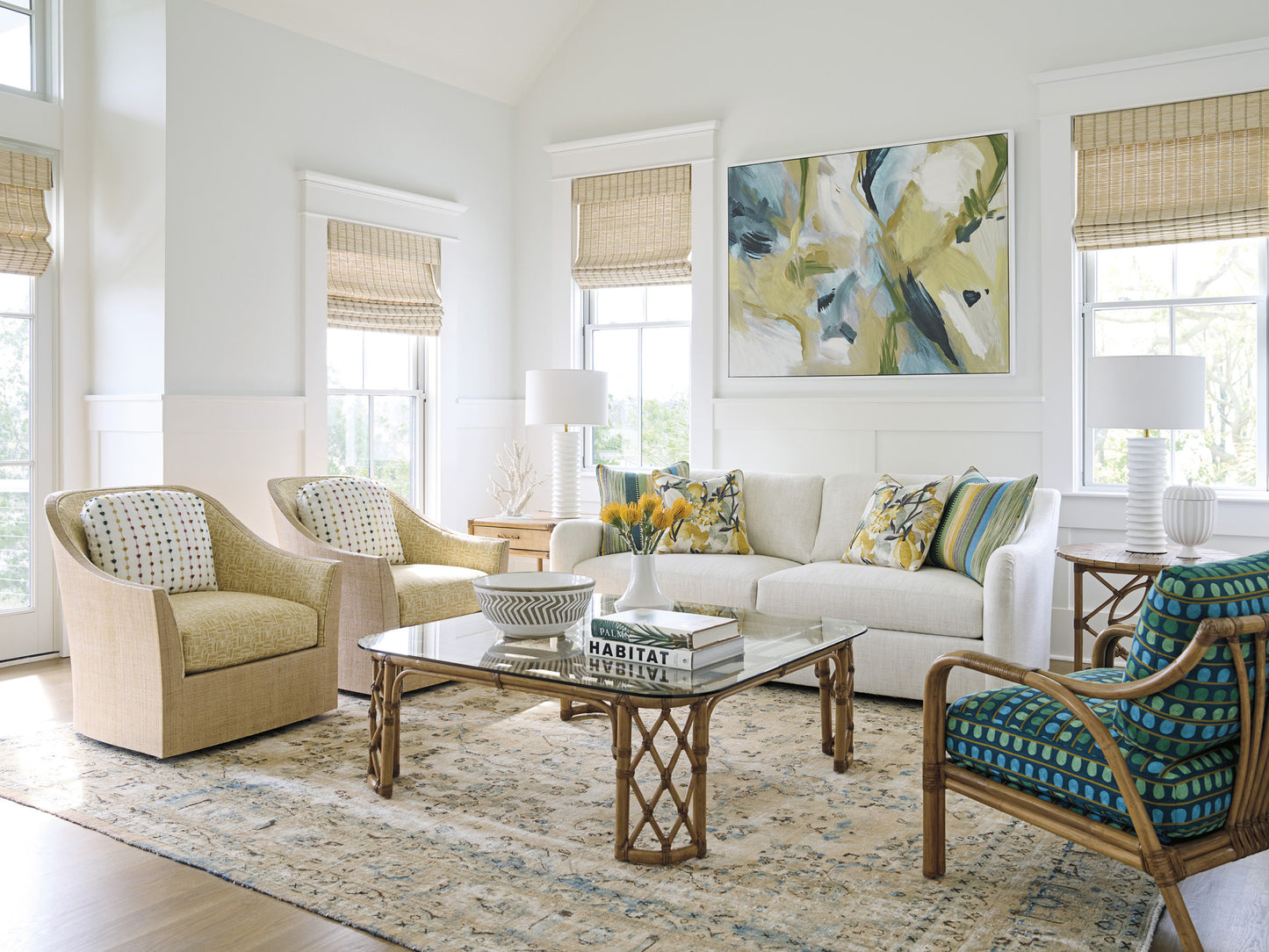 Key Biscayne Windsurfer Sofa by Tommy Bahama