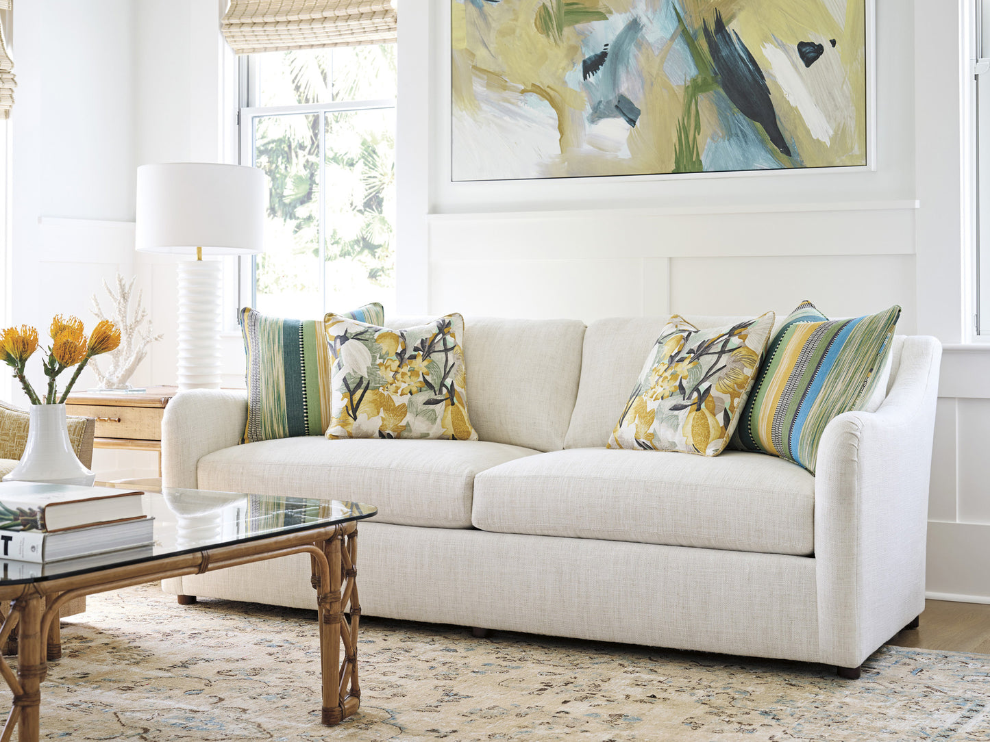 Key Biscayne Windsurfer Sofa by Tommy Bahama