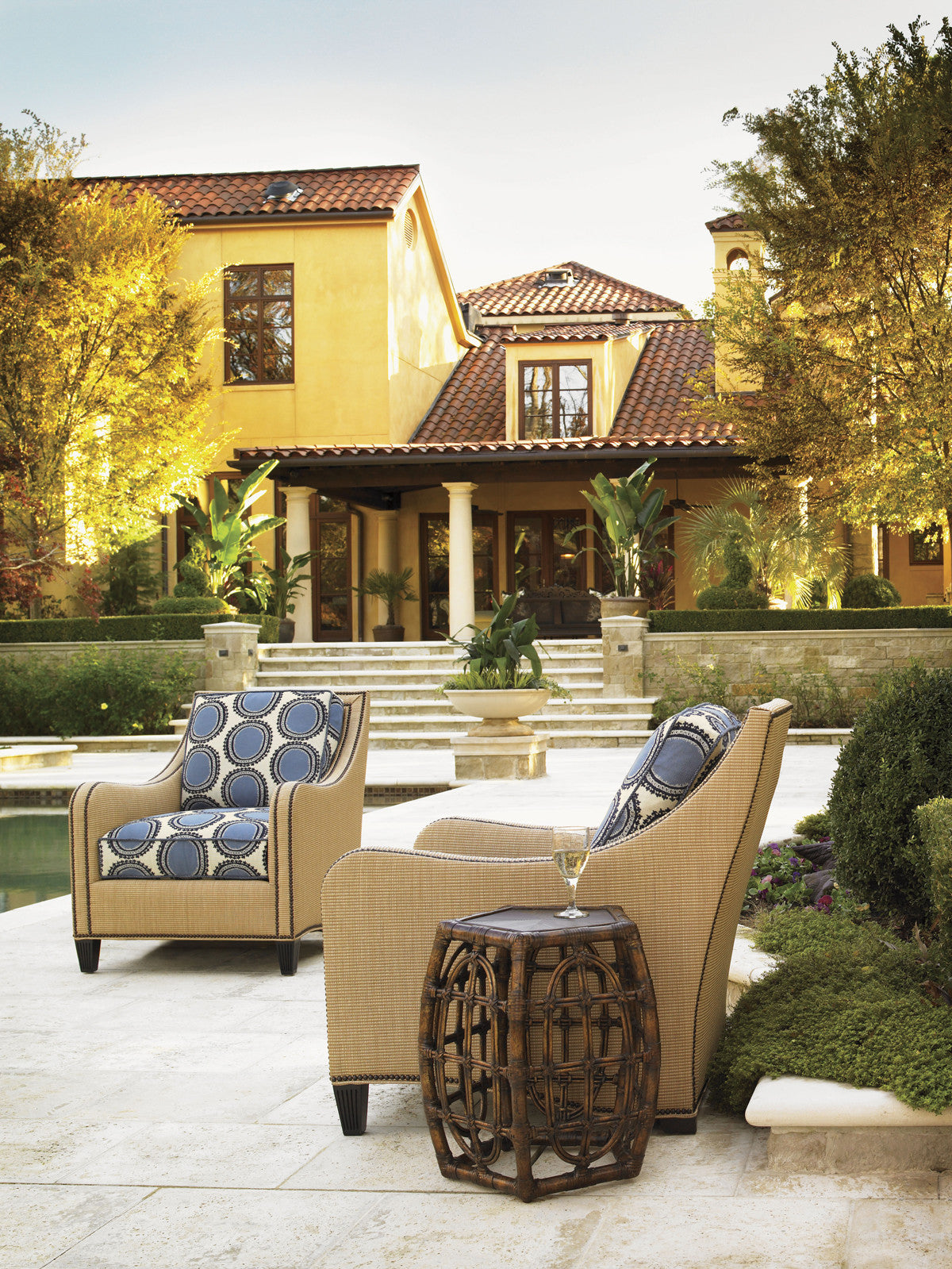 Royal Kahala Oval Reef Accent Table