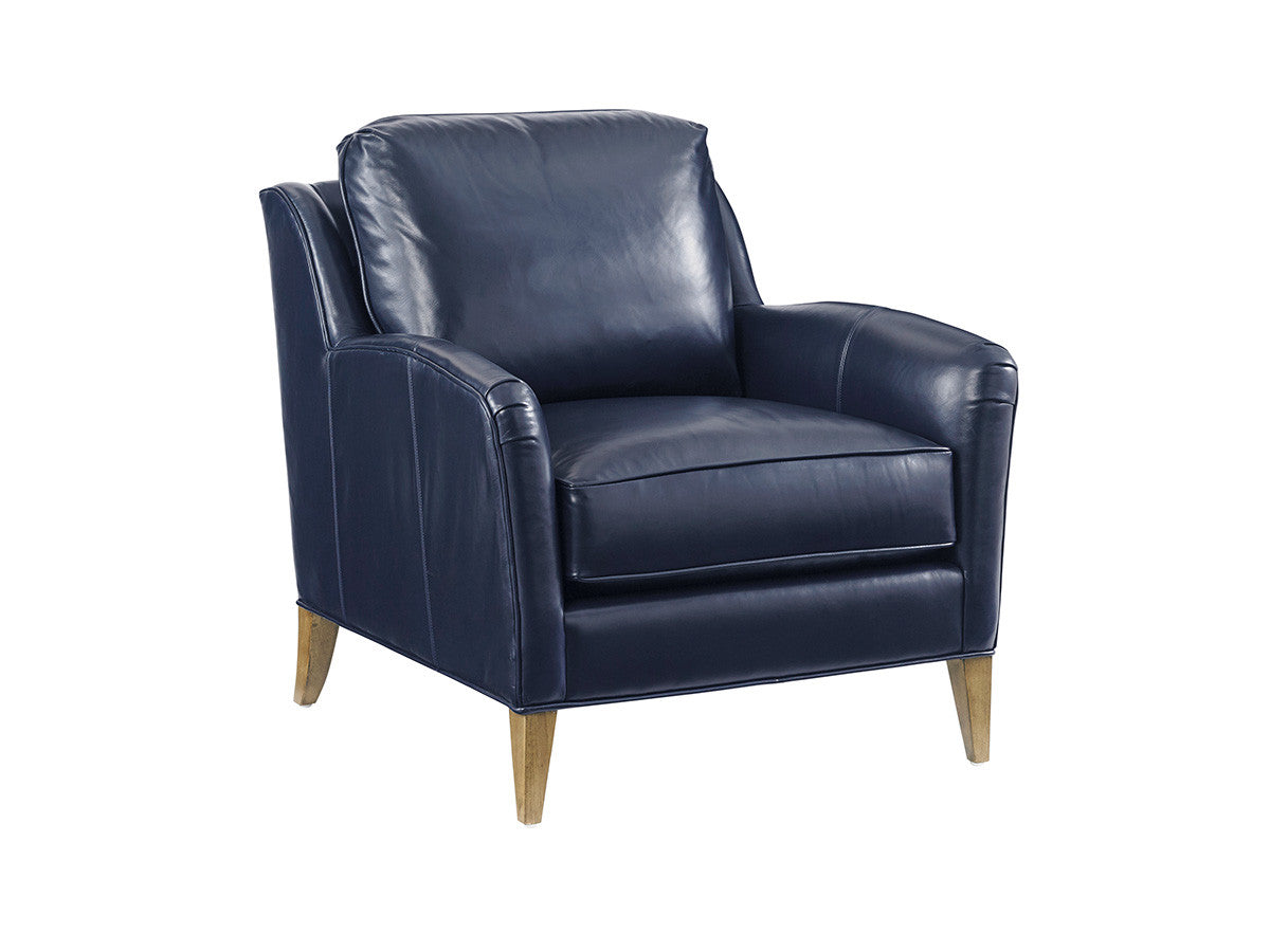 Twin Palms Coconut Grove Leather Chair By Tommy Bahama