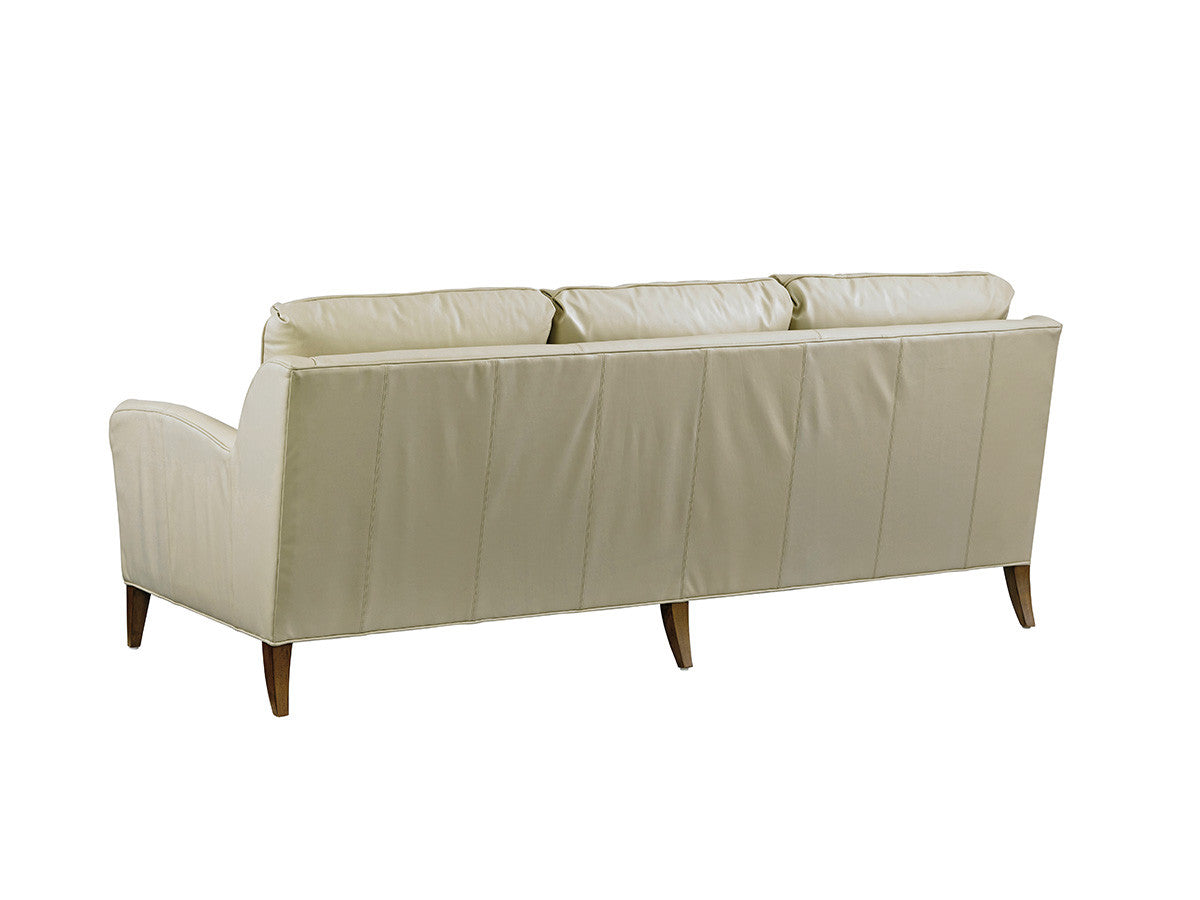 Twin Palms Coconut Grove Leather Sofa By Tommy Bahama