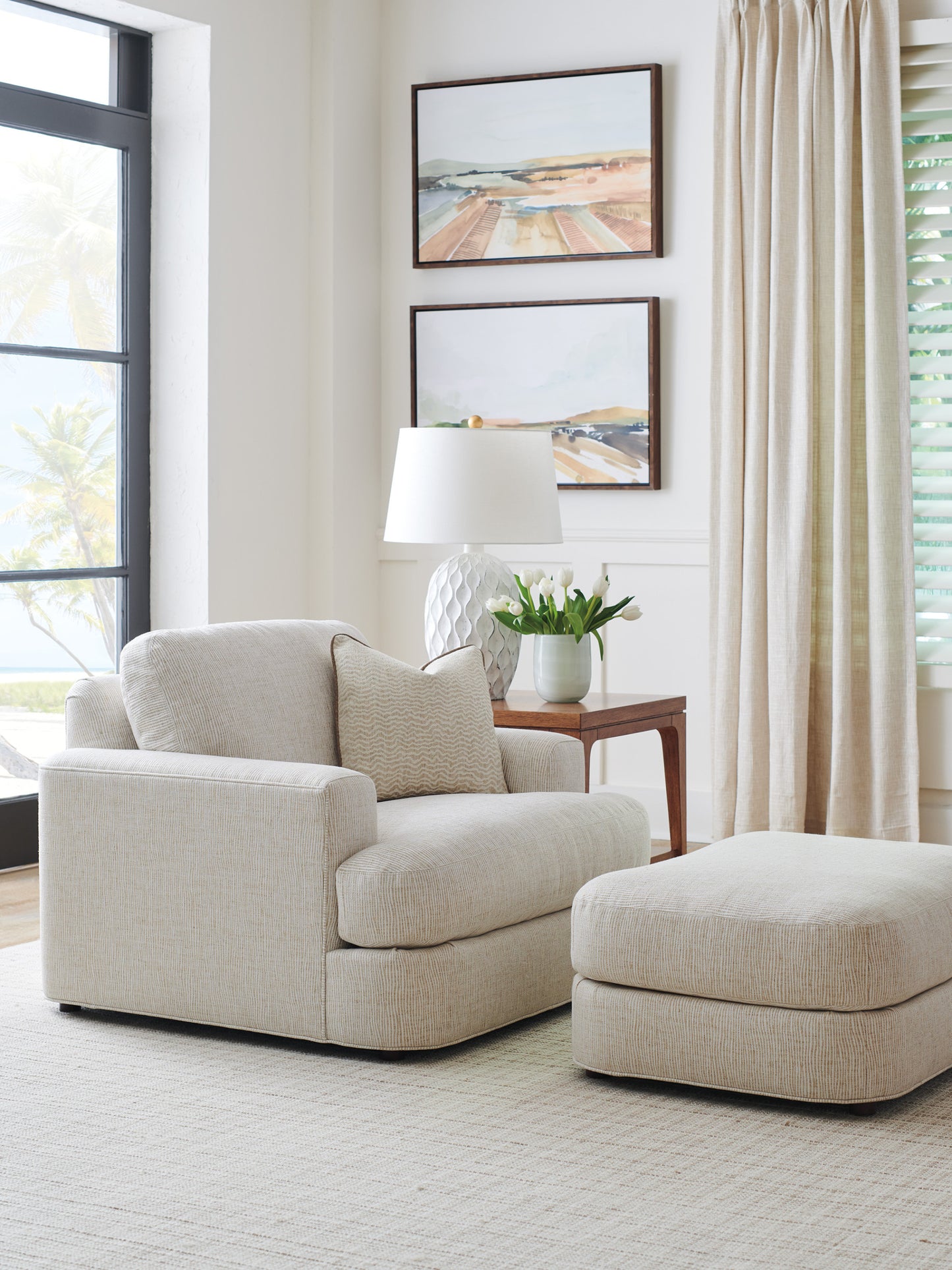 Palm Desert Lansing Chair By Tommy Bahama