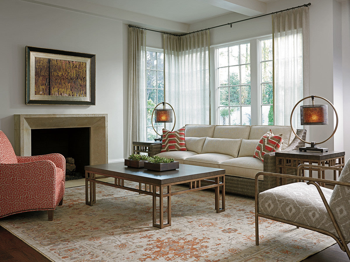 Cypress Point Montera Travertine End Table