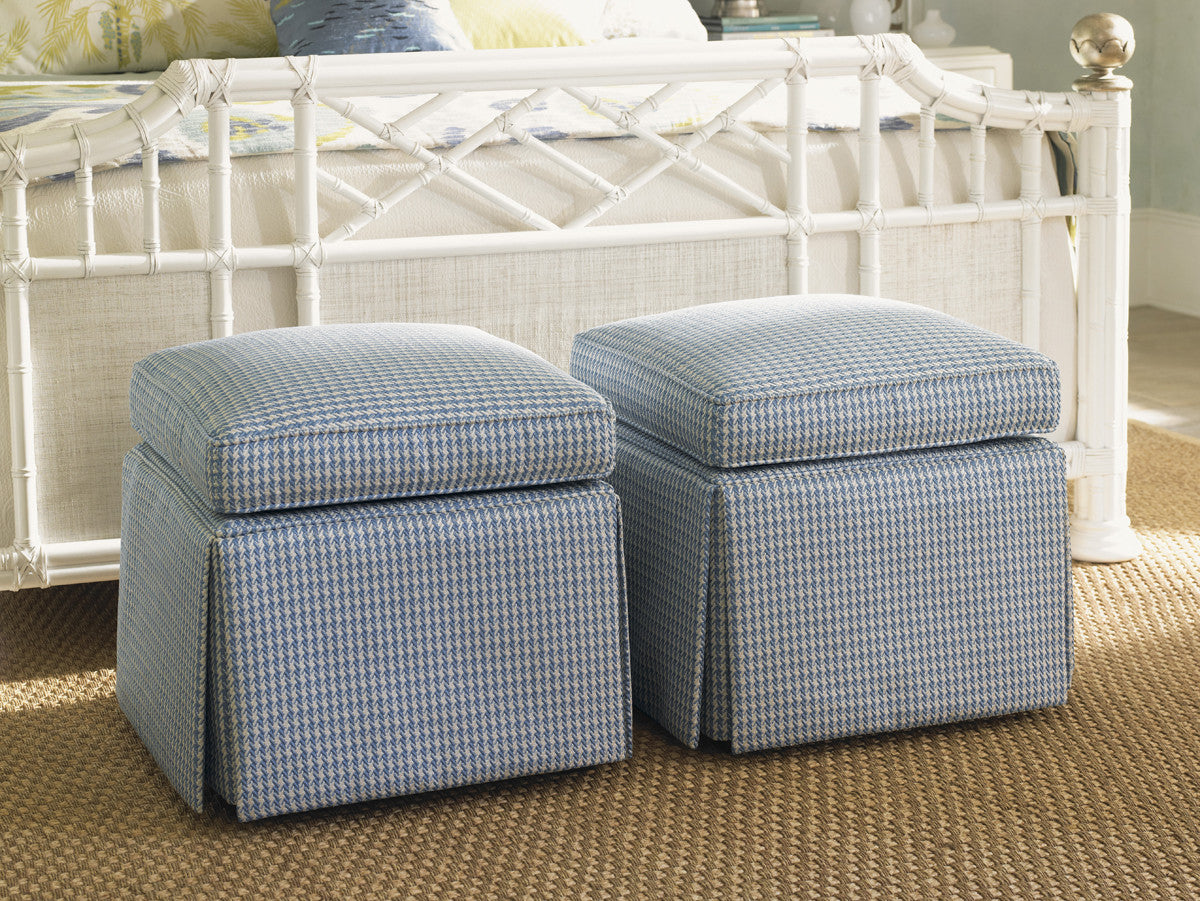 Ivory Key Half Moon Caye Ottoman