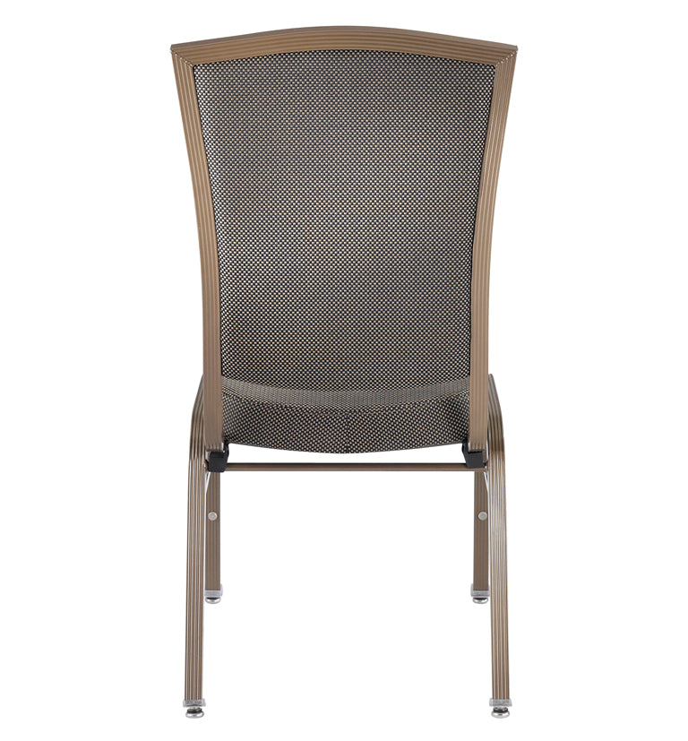 8659 / 8659-AB Aluminum Stacking Banquet Chair with Action Back