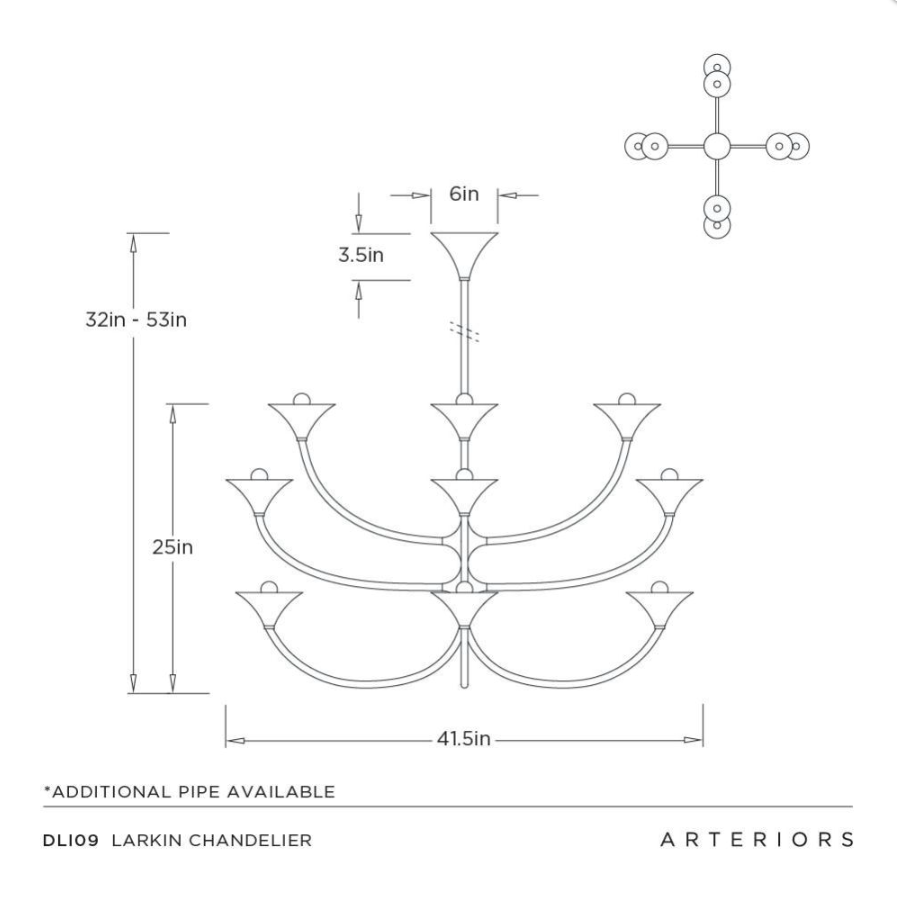 Arteriors Larkin Chandelier