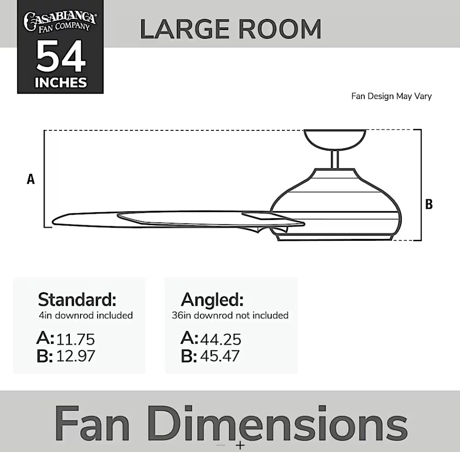 Hunter Casablanca Azalea Outdoor ENERGY STAR FC with LED Light 60"