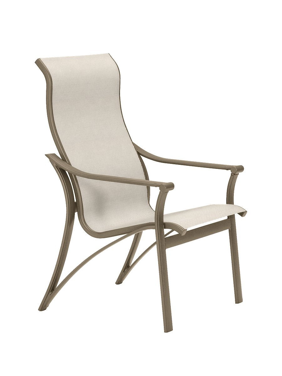 Corsica Sling High Back Dining Chair