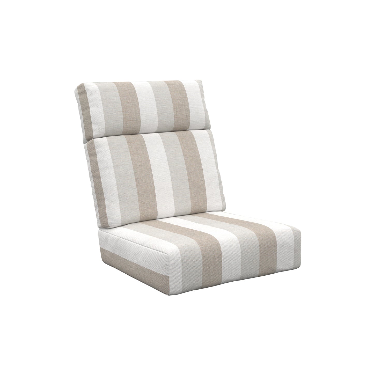 High Back Deep Seating Cushion Set