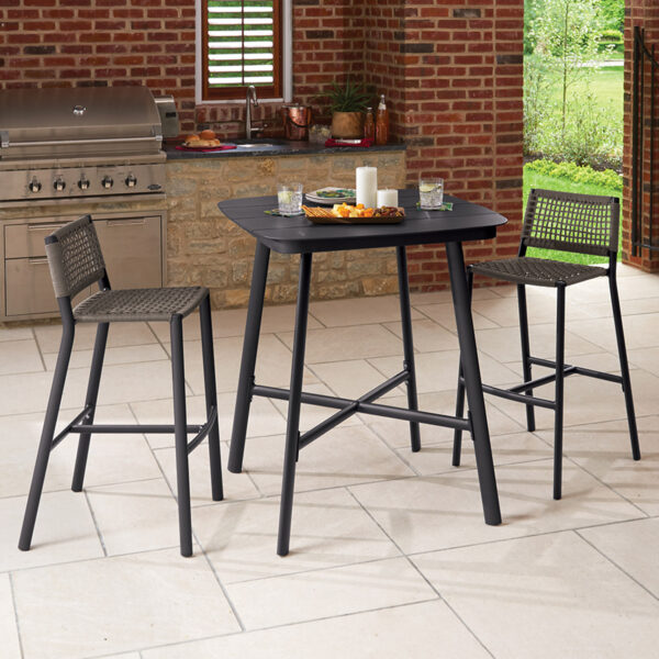 Eiland All-Aluminum 36" Square Bar/Counter Table