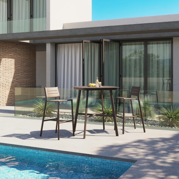 Eiland All-Aluminum Bar/Counter Chair