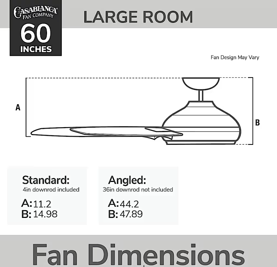 Hunter Casablanca Inez Outdoor ENERGY STAR DC with LED Light 60"
