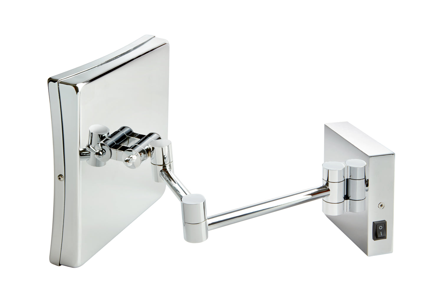 Jerdon Style 8" x 8" 5X LED Lighted Mirror, Direct Wire