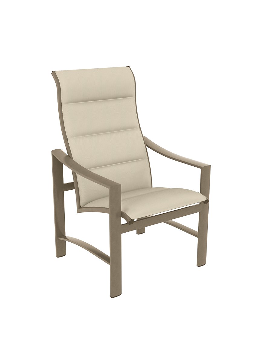 Kenzo Padded Sling High Back Dining Chair