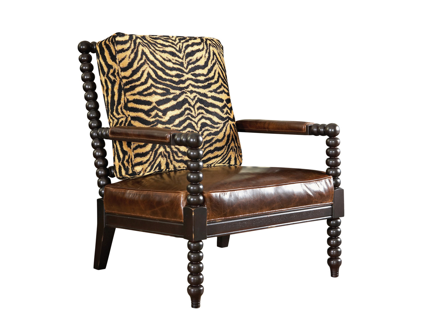 Kingstown Maarten Leather Chair By Tommy Bahama