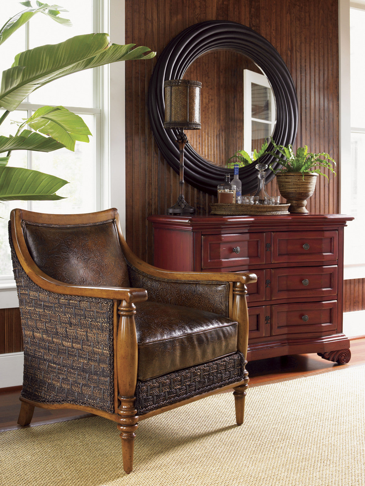 Island Estate Agave Leather Chair