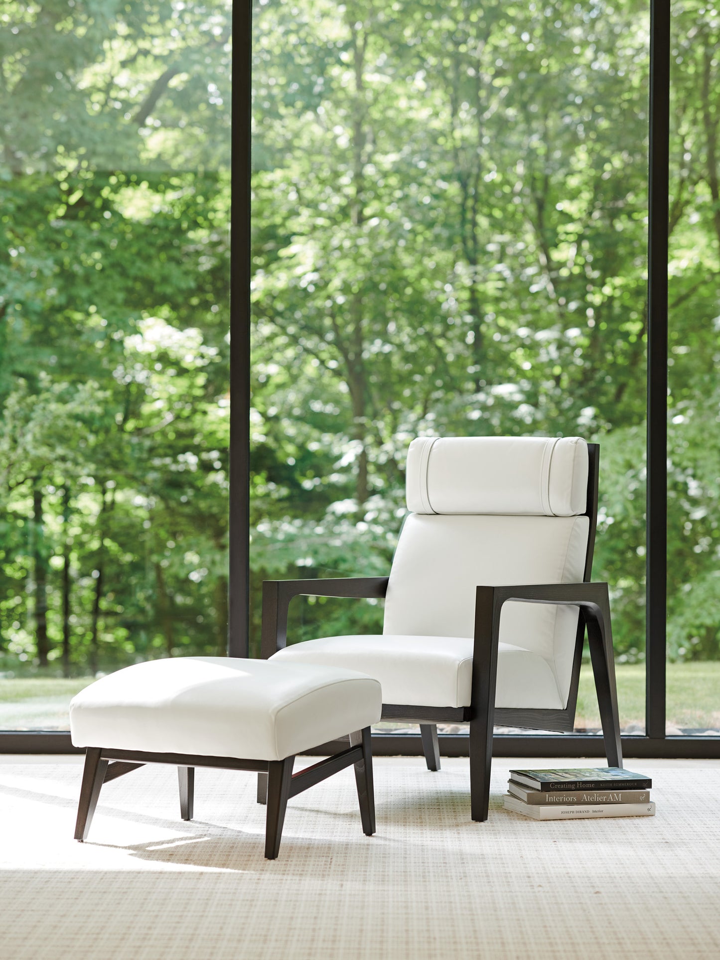 Palm Desert Covina Leather Chair